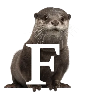 🗝 Otterly ridiculous, Telegram sticker 6 of 27