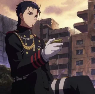 🪮 @felfelanime ꜝꜞ @Giffelfel  Guren lchinose ꜝꜞ, стікер Telegram 8 з 35