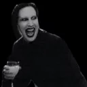 😂 marilyn manson, стикер Telegram 21 из 24