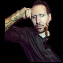 😑 marilyn manson, стикер Telegram 17 из 24