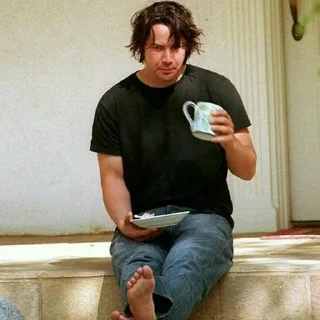 ⚙️ Keanu Reeves‎ @BarbieBoySwag, sticker Telegram 19 sur 120