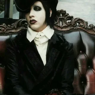 🍷 Marilyn Manson @BarbieBoySwag, sticker Telegram 15 sur 120
