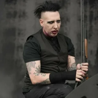 🍷 Marilyn Manson @BarbieBoySwag, sticker Telegram 24 sur 120