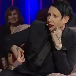 🍷 Marilyn Manson @BarbieBoySwag, sticker Telegram 9 sur 120