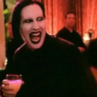 🍷 Marilyn Manson @BarbieBoySwag, sticker Telegram 3 sur 120
