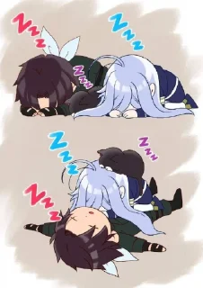 😴 Shin & Lena By @Headless_Reap3r, sticker Telegram 9 sur 79