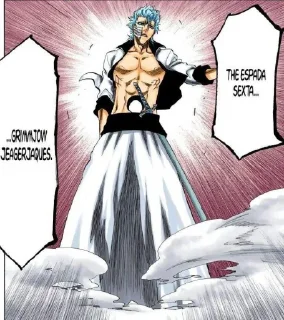 🤟 Grimmjow By @Headless_Reap3r, Telegram sticker 13 of 30