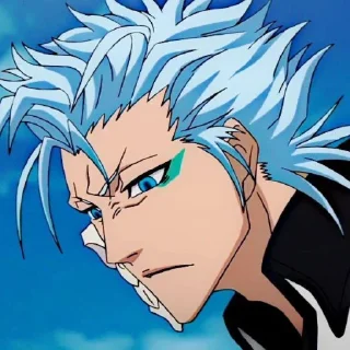 😒 Grimmjow By @Headless_Reap3r, Telegram sticker 16 of 30