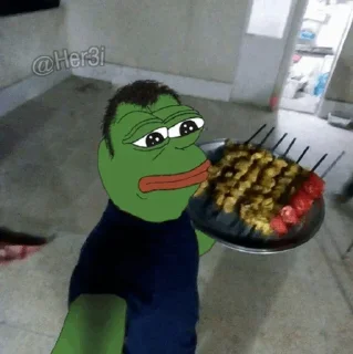 🐸 Pepe <3> 🐸 @Pepe_Her3i, стікер Telegram 9 з 120