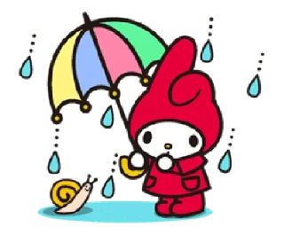 🌧 my melody, стикер Telegram 15 из 40
