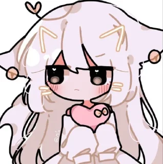 🪷 chibi | @longroadtohell (●ˇ∀ˇ●), стікер Telegram 16 з 50