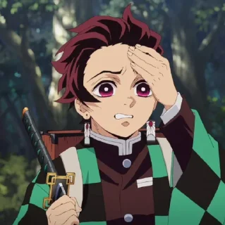 🎴 🎴Kamado tanjiro (@miyukotto), Telegram sticker 18 of 43