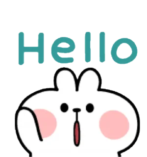 ✋ @spoiledrabbits, Telegram sticker 2 of 40