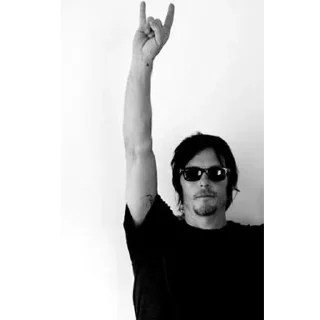🤘 Norman Reedus @Nekostickerss, стікер Telegram 13 з 115