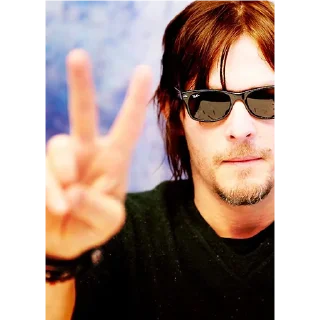 ✌ Norman Reedus @Nekostickerss, стікер Telegram 17 з 115