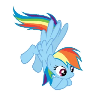 😗 млп радуга @stickermily, sticker Telegram 19 sur 25