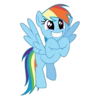 🤩 млп радуга @stickermily, sticker Telegram 24 sur 25