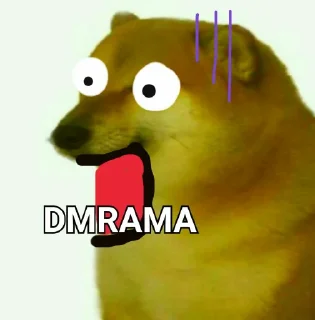 😱 Dorime Doge di @Mammt_Smash, sticker Telegram 20 sur 36
