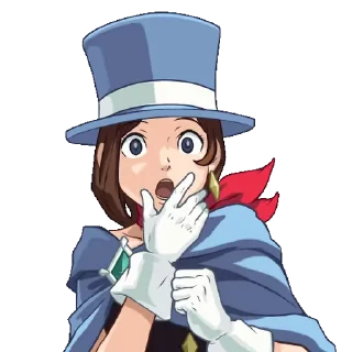 😰 Trucy Wright, Telegram sticker 9 of 21