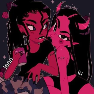 ❤️‍🔥 lean&lu, стікер Telegram 11 з 25