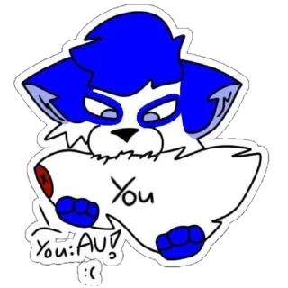 🦷 DeryTheFox Round I, sticker Telegram 19 sur 120
