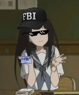 🙃 FBI, sticker Telegram 10 sur 73