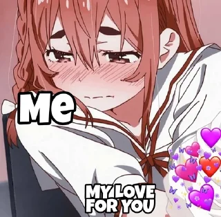 ❤️ Chizuru Ichinose by @AlezconlaZ, sticker Telegram 9 sur 74