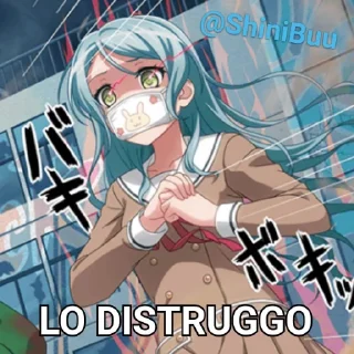 😡 BanG Dream! @ShiniBuu's Pack, стікер Telegram 8 з 116
