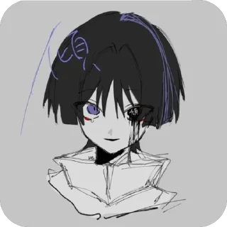 🫥 كابوكيمونو @K0k3Ak1ra, sticker Telegram 11 sur 48