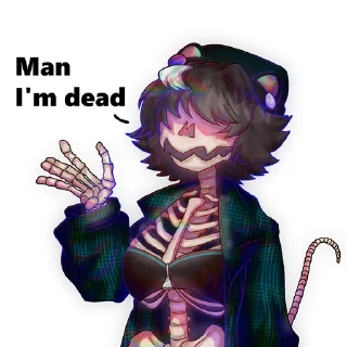 💀 Minty by @vird_the_bird, sticker Telegram 24 sur 29