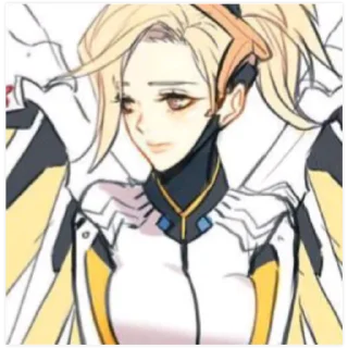 😒 Mercy / Anna Ziegler, Telegram sticker 8 of 45