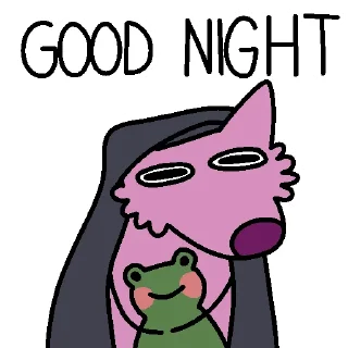 💤 Stupid Pink Dog 2, стикер Telegram 21 из 35