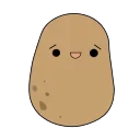 😮 Cute potato @AM_stickers, Telegram sticker 12 of 15