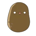 😥 Cute potato @AM_stickers, Telegram sticker 6 of 15