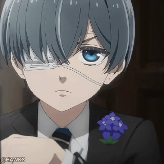 😕 (@TodorokiShouto) Black Butler, стікер Telegram 13 з 85