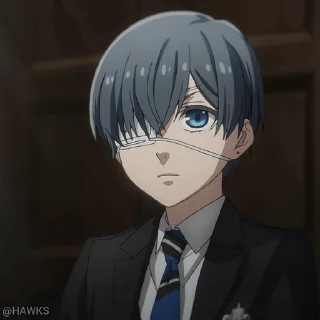 ☺️ (@TodorokiShouto) Black Butler, стікер Telegram 7 з 85