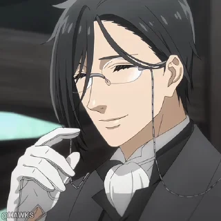 🤭 (@TodorokiShouto) Black Butler, стікер Telegram 12 з 85