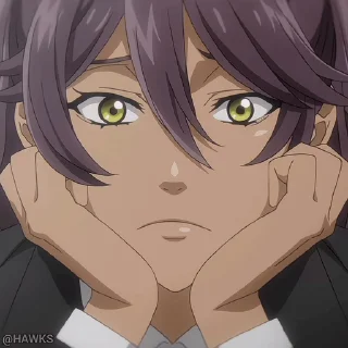😕 (@TodorokiShouto) Black Butler, стікер Telegram 5 з 85