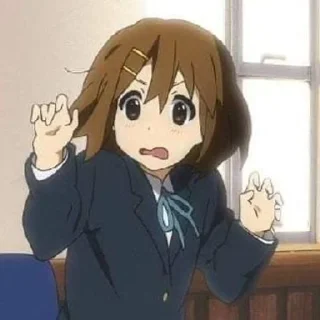 🌟 k-on, Telegram sticker 23 of 44