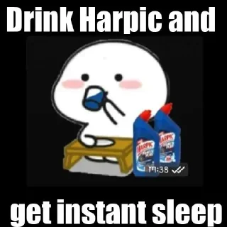 🥤 Drink harpic @StickersofAnime, Telegram sticker 12 of 13