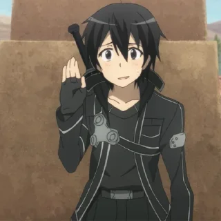 🗡 Kirito, стікер Telegram 12 з 46