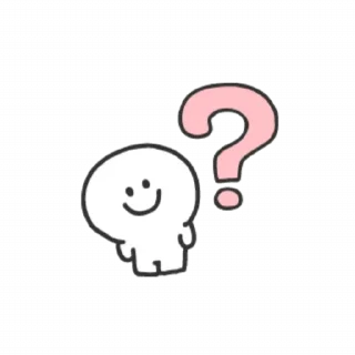 ❔ Smile Person Doodles Emoji @SpoiledRabbits, стікер Telegram 12 з 41