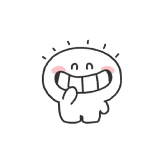 😁 Smile Person Doodles Emoji @SpoiledRabbits, стікер Telegram 7 з 41