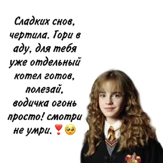 ❣️ Гарри Поттер, стикер Telegram 22 из 81