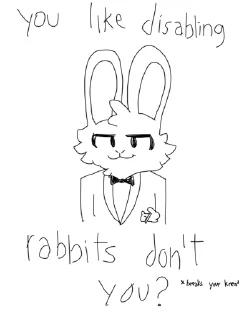 👦 The Rabbit Disabler | @blade04208, стикер Telegram 8 из 28