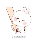 ❤️ Happy bunny • @linkdoni_enfejar, sticker Telegram 13 sur 24