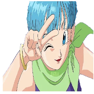 ✌️ @STIKERFORALL 🇮🇹BULMA, sticker Telegram 7 sur 35