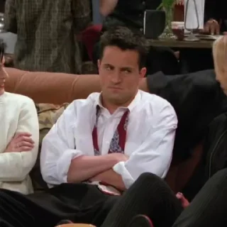 ☁️ Chandler Bing ; @icarusfalls, sticker Telegram 7 sur 39