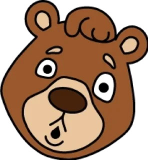 🤨 Медведь @modnyashki_vip, sticker Telegram 20 sur 25