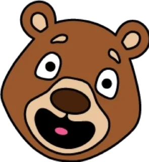 😳 Медведь @modnyashki_vip, sticker Telegram 14 sur 25